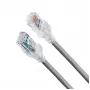 Tinklo jungiamasis laidas Belden 10GX Cat6a U/UTP LSZH 3 m RJ-45 į RJ-45, nikelio/aukso kontaktai, pilka
