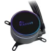 Vandens aušintuvas INTER-TECH LC-360 RGB — 12 cm ventiliatorius, hidraulinis guolis, juodas
