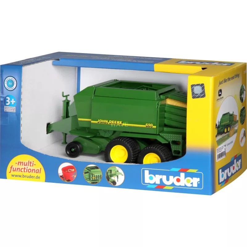 Žaidimų transporto priemonė ir trasa BRUDER 02017, plastikas, nuo 3 metų, juoda/žalia/geltona