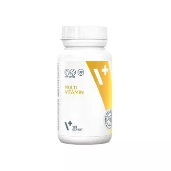 Multivitamininės kapsulės VETEXPERT 30 vnt šunims ir katėms – gyvybingumui, sąnarių palaikymui, be konservantų ir glitimo