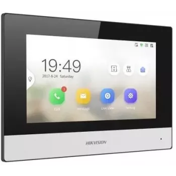 Vaizdo domofono sistema Hikvision DS-KH6320Y-WTE2 su 7 colių TFT ekranu
