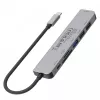 USB-C Hub Unitek 7in1 Aliuminis PD 100W 5 Gbps