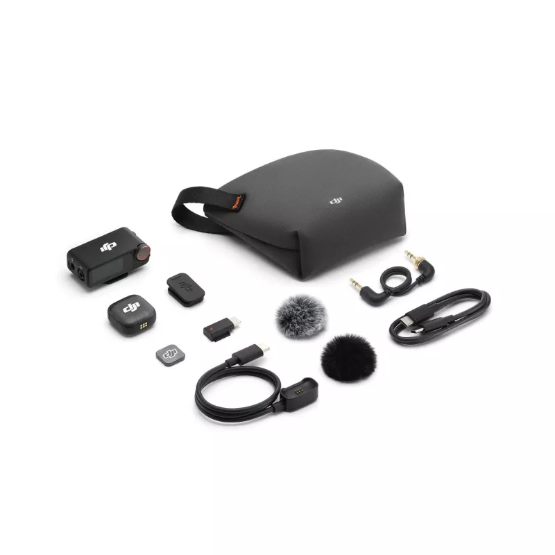 Belaidė mikrofonų sistema DJI Camera Acc Mic 3 (1 siųstuvas + 1 imtuvas)