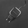Qoltec 50190 Mobiliojo įrenginio įkroviklis iš tinklo, 3.4 A, USB, USB-C laidas