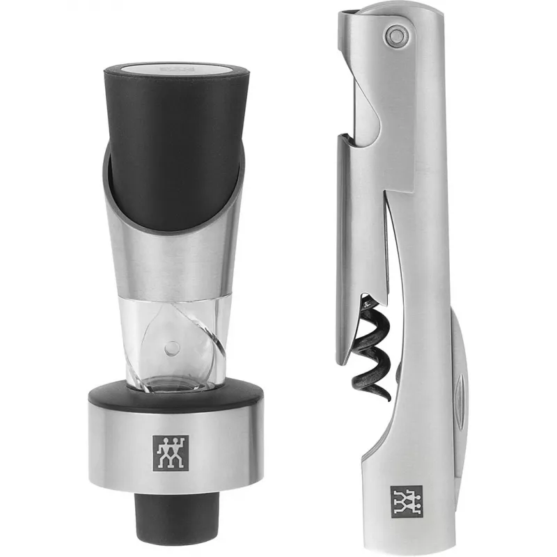 ZWILLING Sommelier vyno įrankių rinkinys — stačiakampis dėklas 100×190×42 mm, 2 vnt.