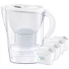 Brita Marella XL ąsotis + 4 Maxtra kasetės (balta)