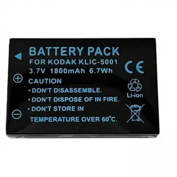 Įkraunama baterija Extra Digital KLIC-5001 3.7V 1000mAh nešiojamiems įrenginiams