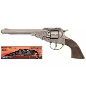 Pulio Cowboy revolveris GONHER 88/0 – metalinis kovbojiškas revolveris, 8 šūvių būgnelis