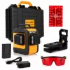 Lazerinis nivelyras Smart 06-03015R raudonas spindulys, diapazonas 15 m
