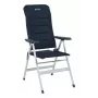 Kempingo kėdė Outwell Clarenville — 4 kojos, max apkrova 150 kg, mėlyna, 5,5 kg, 640×750 mm