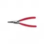 Knipex 46 11 A1 Seegeringzange išoriniams žiedams 10-25 mm, tiesūs antgaliai