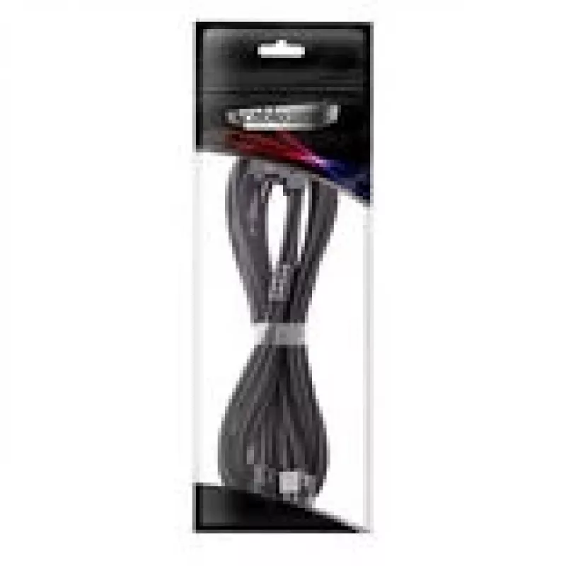 PCIe maitinimo prailginimo laidas CableMod C-Series Pro Variant A 90° 16-pin į 2×8-pin juodas