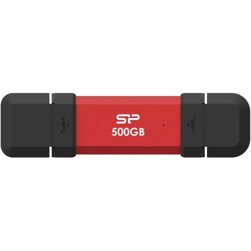 Nešiojamas SSD Silicon Power DS72 500GB, USB-C/USB-A 3.2 Gen 2