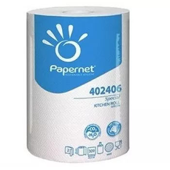 Papernet Special rankšluosčių ritinėliai, popieriniai, 2 sluoksnių, 60 m, celiuliozė, balta (402406-1)