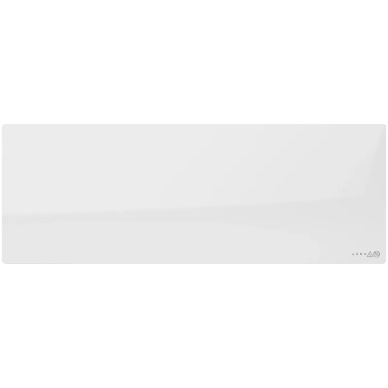 AENO Premium Eco Smart Šildytuvas, 700W, Grūdintas stiklas, Infraraudonasis+konvekcinis šildymas, LED ekranas, Kištukas: Europos (E/F tipas), BALTA