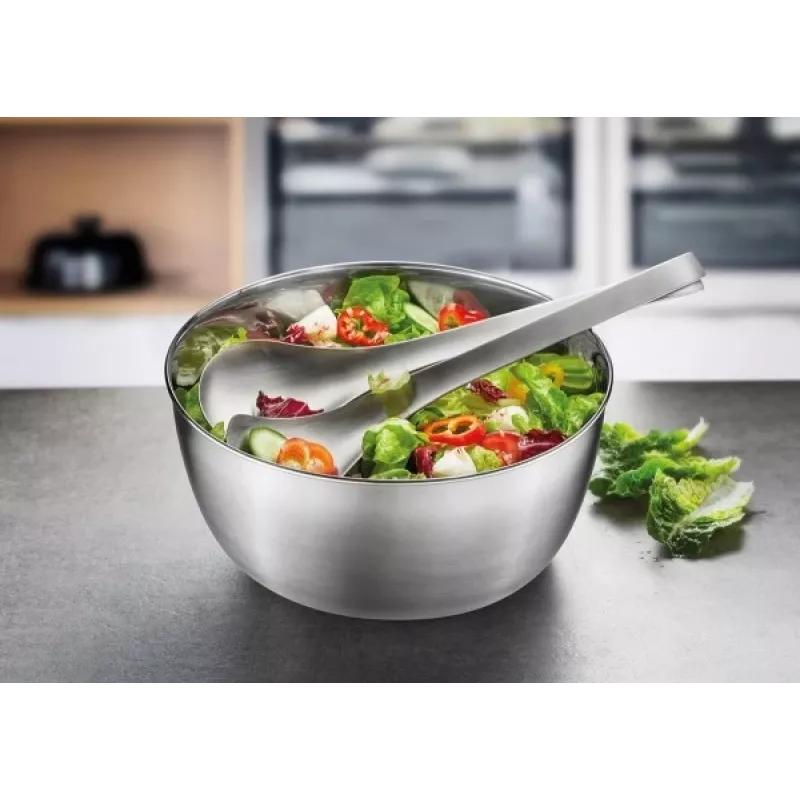 Saladų džiovintuvas GEFU Rotare, nerūdijančio plieno, su rankine svirtimi, 3 l