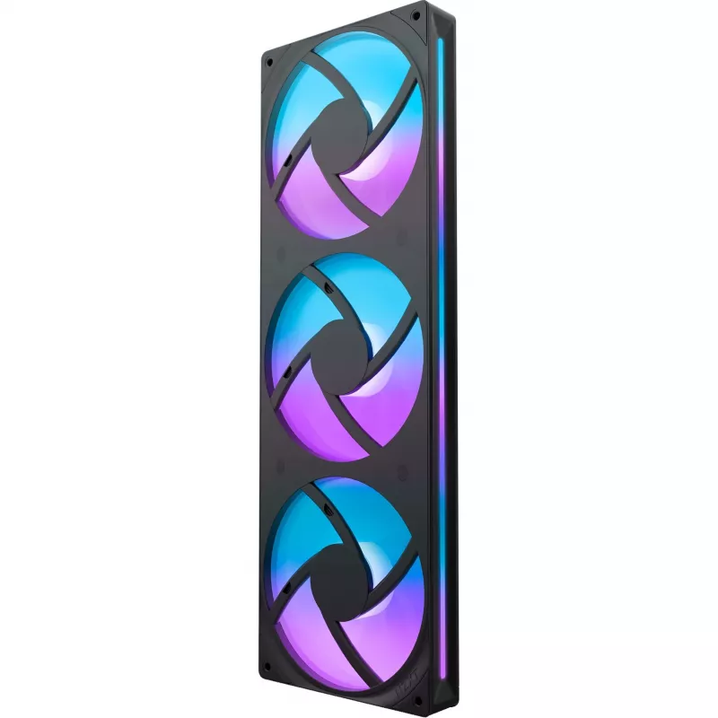 NZXT F360 RGB Core 360mm ARGB 3 viename rėmelyje juodas