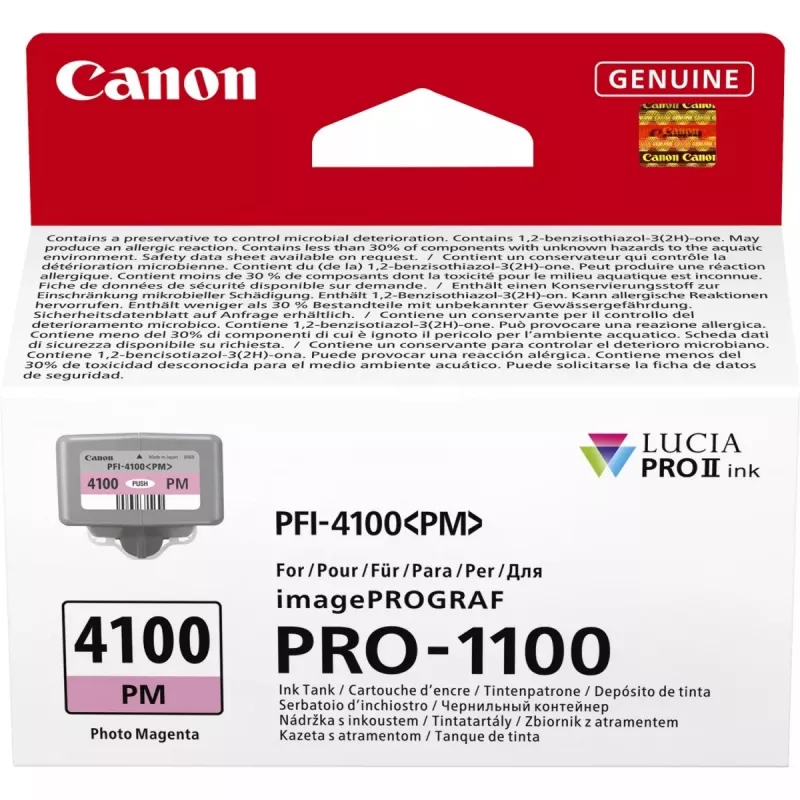 Canon LUCIA PRO II rašalo kasetė 1 vnt. Originali Standartinė išeiga Foto magenta
