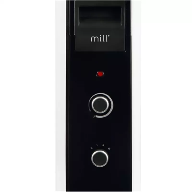 Mill AB-H1000MEC Aliejinis radiatorius, 1000 W, 3 galios lygiai, 12-16 m², baltas
