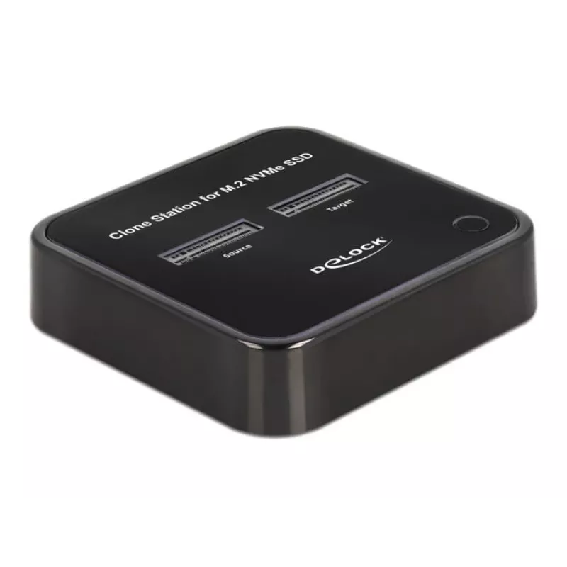 DeLOCK M.2 Docking Station 2 x M.2 NVMe PCIe SSD su klonavimo funkcija