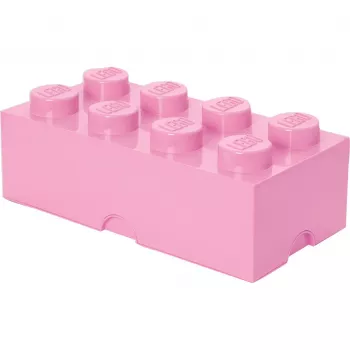 LEGO Storage Brick 8 rožinė, dėžė daiktams