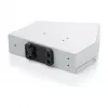 DIN bėgelio šviesolaidžių suvirinimo skirstytuvas DIGITUS DN-96894 — kampuotas, 6 SC SX / LC DX, aliuminis, pilkas