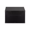 Sieninis 19 colių stovo spintos korpusas DIGITUS Dynamic-N DN-37103 — 7U, 600x600 mm, IP20, nesurinktas, juodas