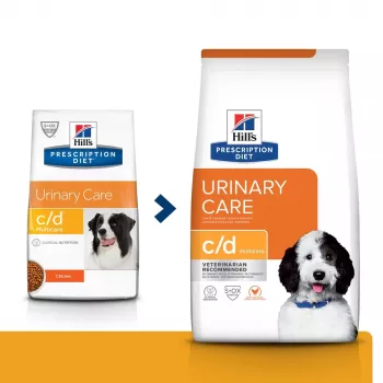 HILL'S PRESCRIPTION DIET Canine c/d Multicare sausas šunų maistas su vištiena 12 kg