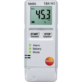 TESTO 184 H1 temperatūros duomenų registratorius, duomenų kaupiklis, 64000 matavimo verčių, -20 ... +70 °C, 0,1 °C (0572 1845)