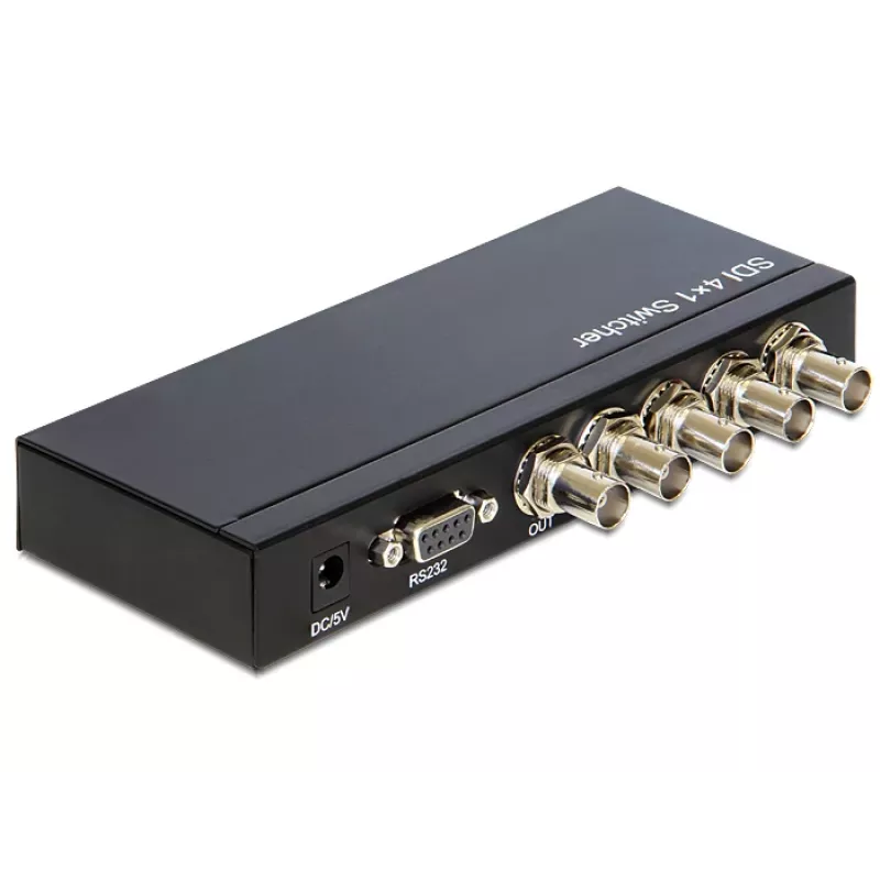 DeLOCK 93251 SDI/BNC vaizdo jungiklis 4×1