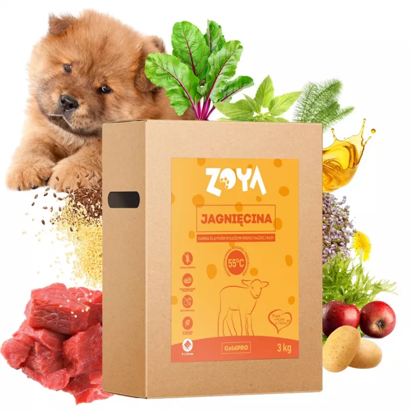 ZOYA ColdPRO šunų ėdalas su ėriena, sausas, 3 kg