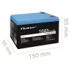 Įkraunama LiFePO4 baterija QOLTEC 10Ah 12.8V 128Wh su integruotu BMS