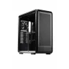 PC Midi Tower Cooler Master MasterFrame 500 Mesh — Juodas su permatomu šonu, palaiko ATX/EATX, 2x200mm priekyje, 1x120mm gale