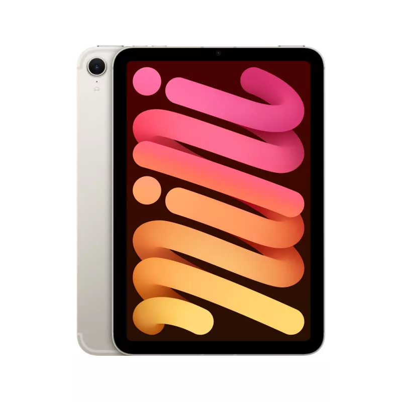 Apple iPad mini A17 Pro Wi-Fi + Cellular - Planšetinis kompiuteris - 256 GB - 21,1 cm (8,3) IPS (2266 x 1488) - 3G, 4G, 5G - Starlight (MXPX3NF/A)