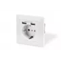 Apsauginis lizdas įleidžiamam montavimui Digitus DA-70613 su 2 USB prievadais