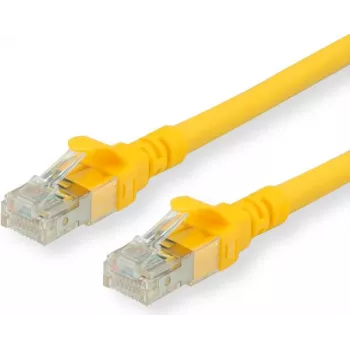 Roline Patch-Cable RJ-45 (M) iki RJ-45 (M) 3 m SFTP PiMP CAT 6 Halogen-Free, Moulded, Stranded - Geltona