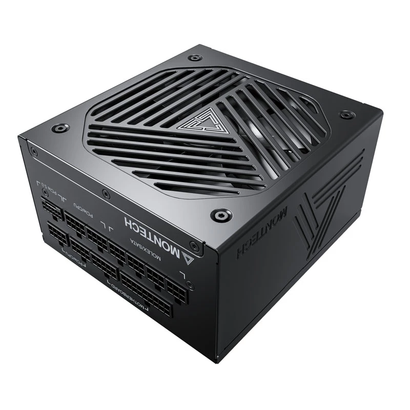 Montech Titan Gold 1200W - 80 PLUS ir Cybenetics Gold, modulinis, PCIe 5.0 - 1200 W