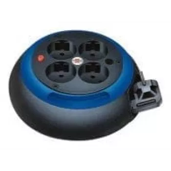 Comfort-Line Mini kabelio ritė CL-S 4 kryptys (juoda/balta, 3 m)