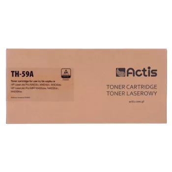Actis TH-59A toner (pakaitalas HP CF259A; Supreme; 3000 puslapių; juoda) su toneryje esančiu stebėjimo lustu. Rekomenduojame išjungti spausdintuvo programinės įrangos atnaujinimus.