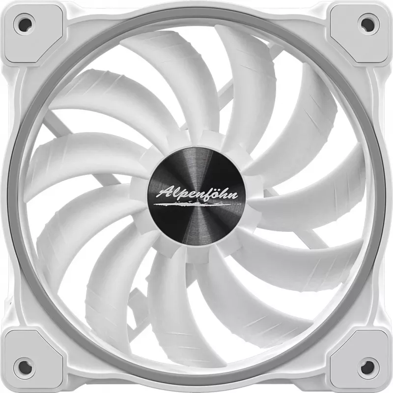 ALPENFÖHN Wing Boost 3 ARGB 120mm ventiliatorius 3 vnt. komplektas Baltas
