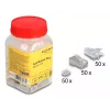 DeLOCK 67177 RJ45 kištukas, sidabriniai kontaktai, permatomas korpusas, 50 vnt.