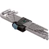 Wera 05073544001 šešiabriaunių raktų L formos rinkinys Metrinis 9 vnt