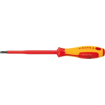 Knipex VDE plyšinis atsuktuvas, antgalio plotis 5,5 mm, antgalio ilgis 125 mm, DIN EN 60900 (98 20 55)