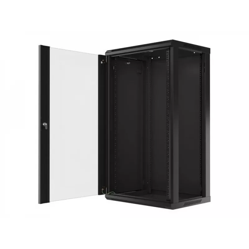 Sieninis stovas LANBERG WF01-6422-10B, 22U, 19 colių, 600x450x1085 mm, plieninis, juodas