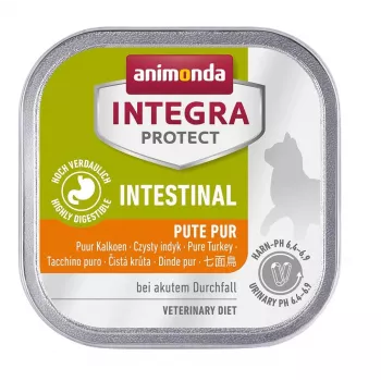 Šlapias kačių ėdalas Animonda INTEGRA Protect Intestinal 100 g kalakutiena, suaugusioms katėms, virškinimo palaikymui