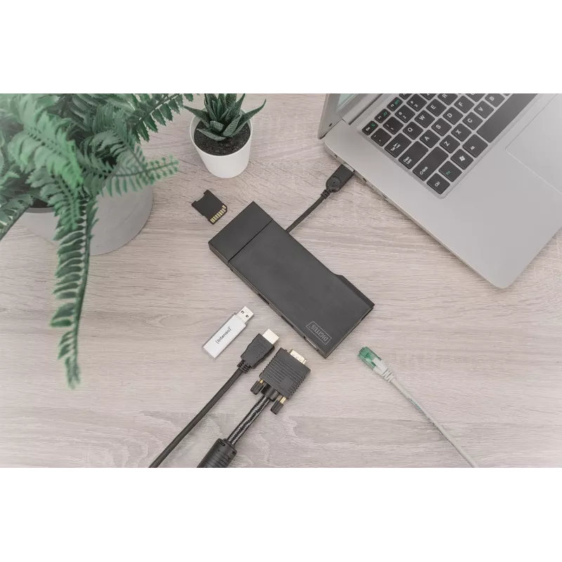 Digitus universali dokų stotis, USB 3.0, kelioninė