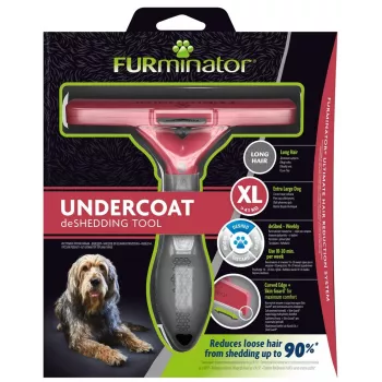 Šalinimo įrankis FURminator FUR151234 ilgaplaukiams milžiniškiems šunims, juodas, 470 g
