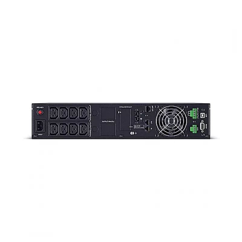 UPS CyberPower OLS1500ERT2UA-B, On-Line 1500VA/1350W, Bokštas/19 colių 2U, LCD, USB/RS232