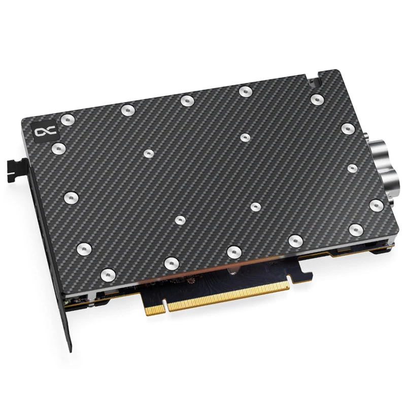Vandens blokas su galine plokšte Alphacool ES GPX vario/anglies aušintuvas 1/4 colio 13395