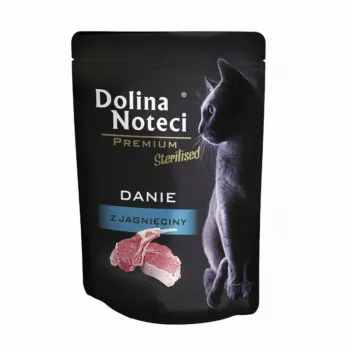 Šlapias ėdalas katėms Dolina Noteci Premium Sterilised Ėriena 85 g